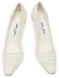 Lotta 100MM Ruched Tulle Pumps