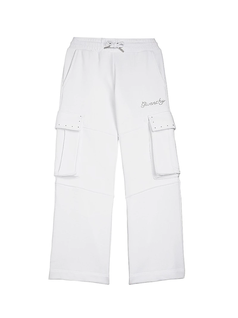 Little Girl's & Rhinestone Fleece Trousers