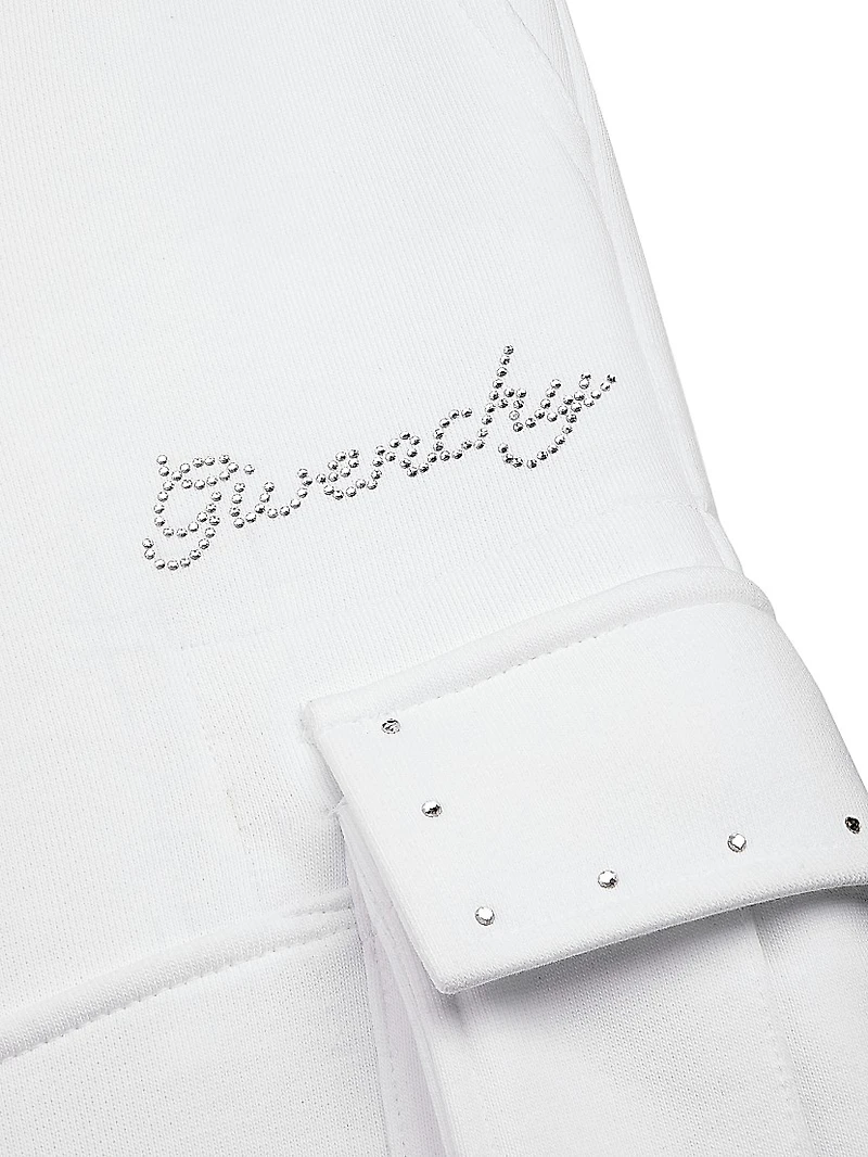 Little Girl's & Rhinestone Fleece Trousers