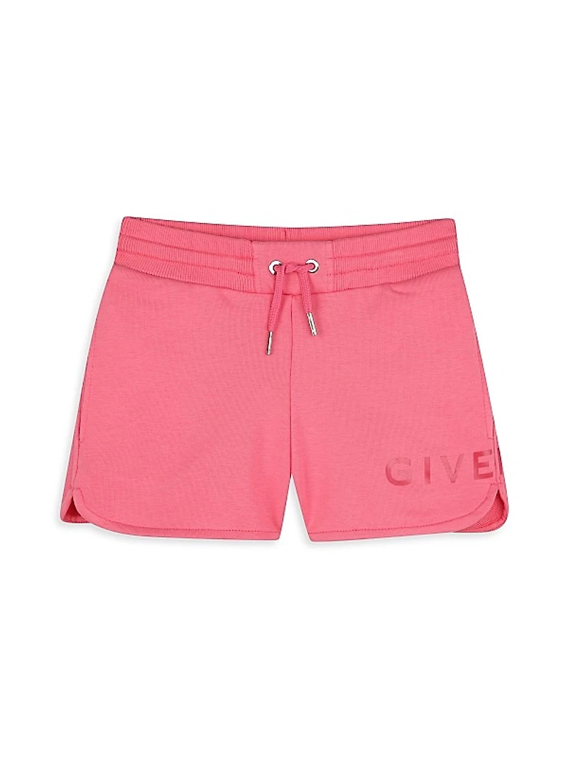 Little Girl's & Girls Logo Shorts