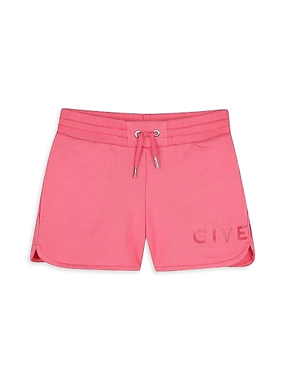 Little Girl's & Girls Logo Shorts