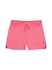Little Girl's & Girls Logo Shorts
