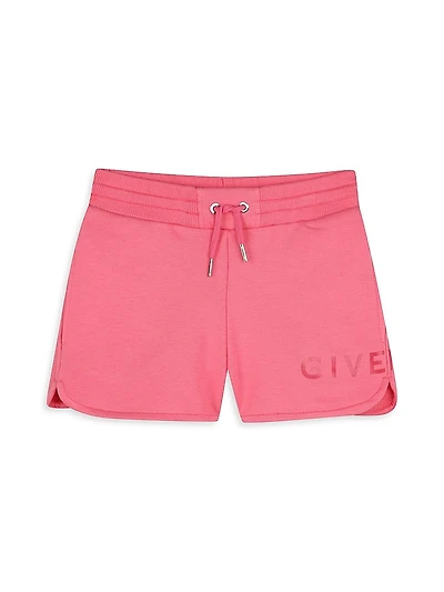 Little Girl's & Girls Logo Shorts