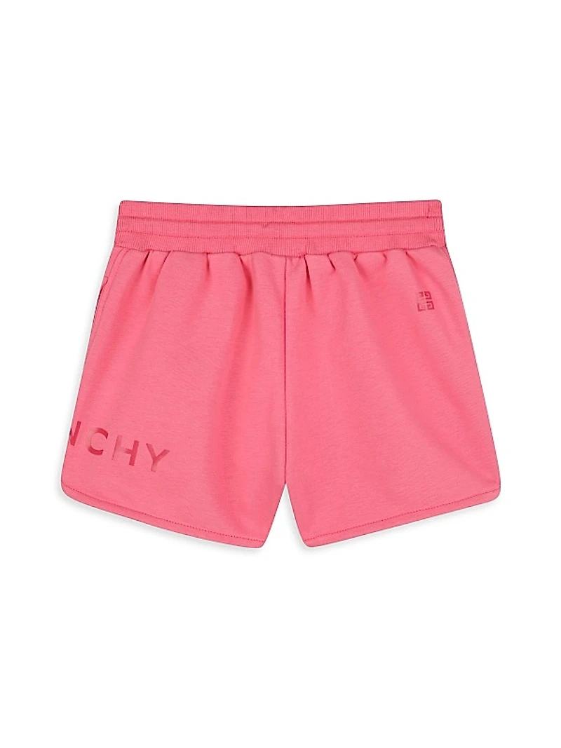 Little Girl's & Girls Logo Shorts