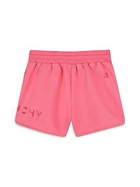 Little Girl's & Girls Logo Shorts