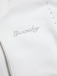 Little Girl's & Rhinestone Fleece Hoodie