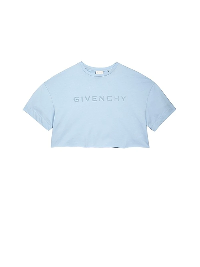 Little Girl's & Girl's Cropped Logo T-Shirt