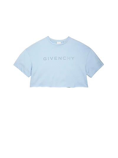 Little Girl's & Girl's Cropped Logo T-Shirt