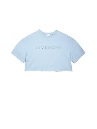 Little Girl's & Girl's Cropped Logo T-Shirt