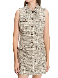 Tweed Sleeveless Minidress