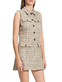 Tweed Sleeveless Minidress