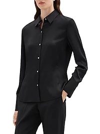 Satin Slim-Fit Shirt