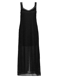 Beaded Georgette Slipdress