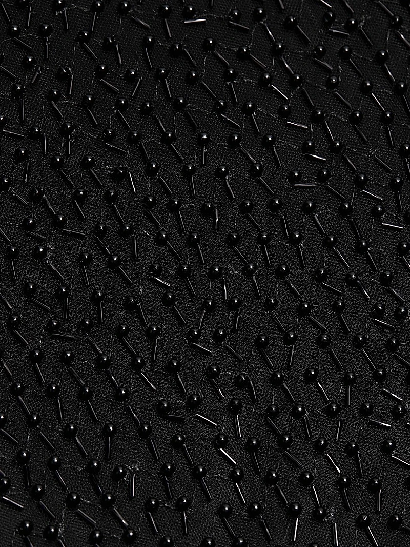 Beaded Georgette Slipdress