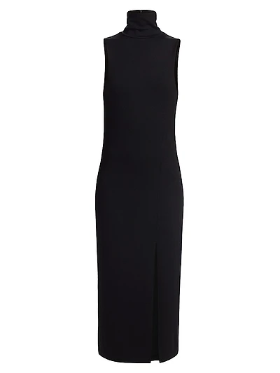 Sleeveless Turtleneck Dress