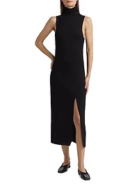 Sleeveless Turtleneck Dress