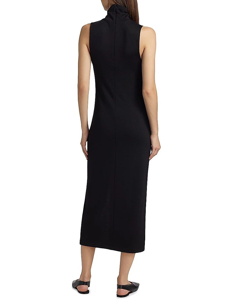 Sleeveless Turtleneck Dress
