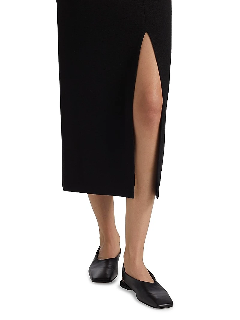Sleeveless Turtleneck Dress