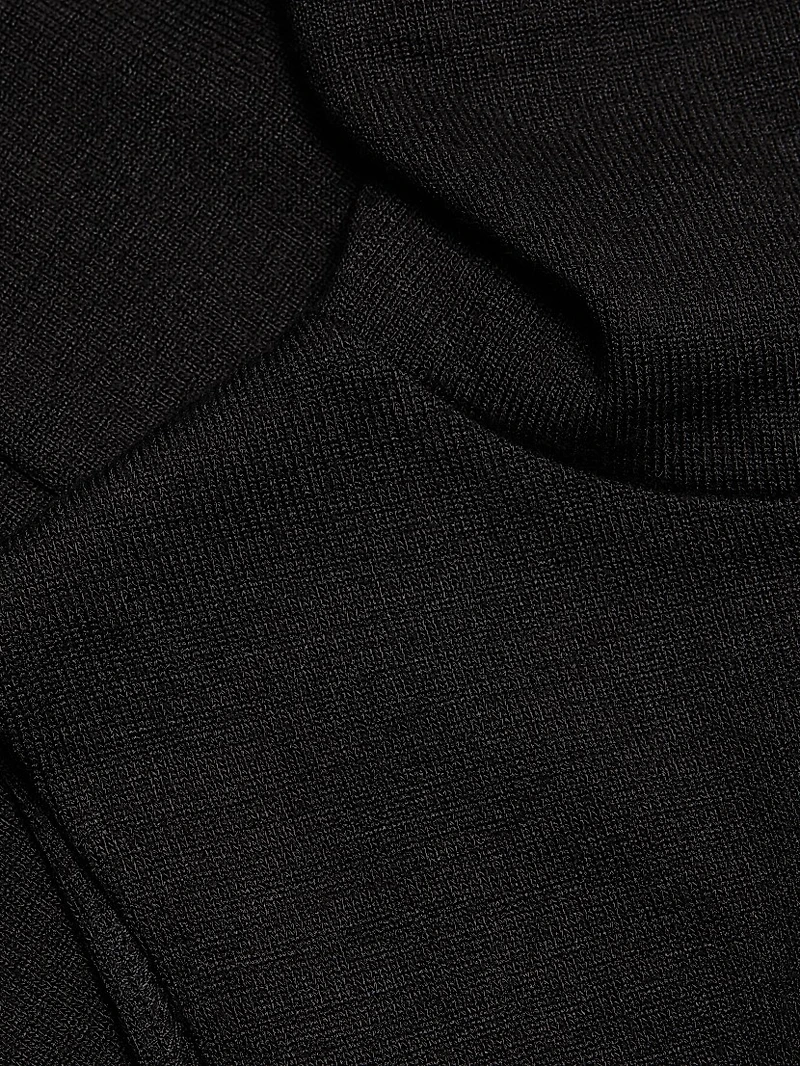 Sleeveless Turtleneck Dress