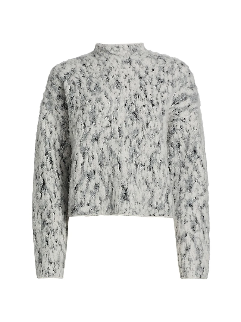 Abstract Onyx Jacquard Sweater