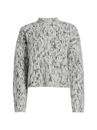 Abstract Onyx Jacquard Sweater