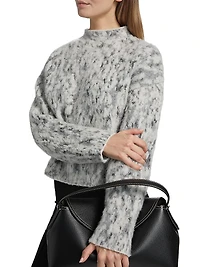 Abstract Onyx Jacquard Sweater