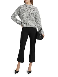 Abstract Onyx Jacquard Sweater