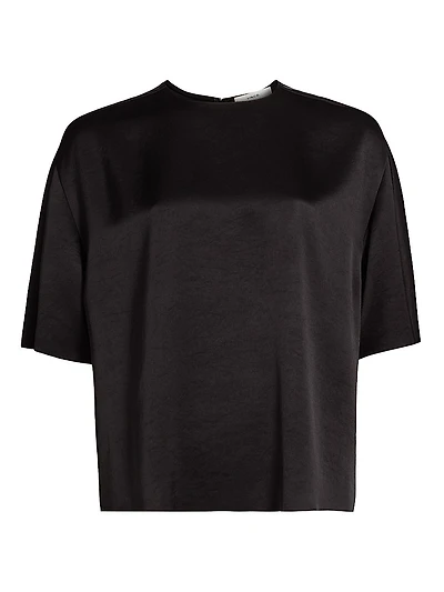 Fluid Satin Blouse