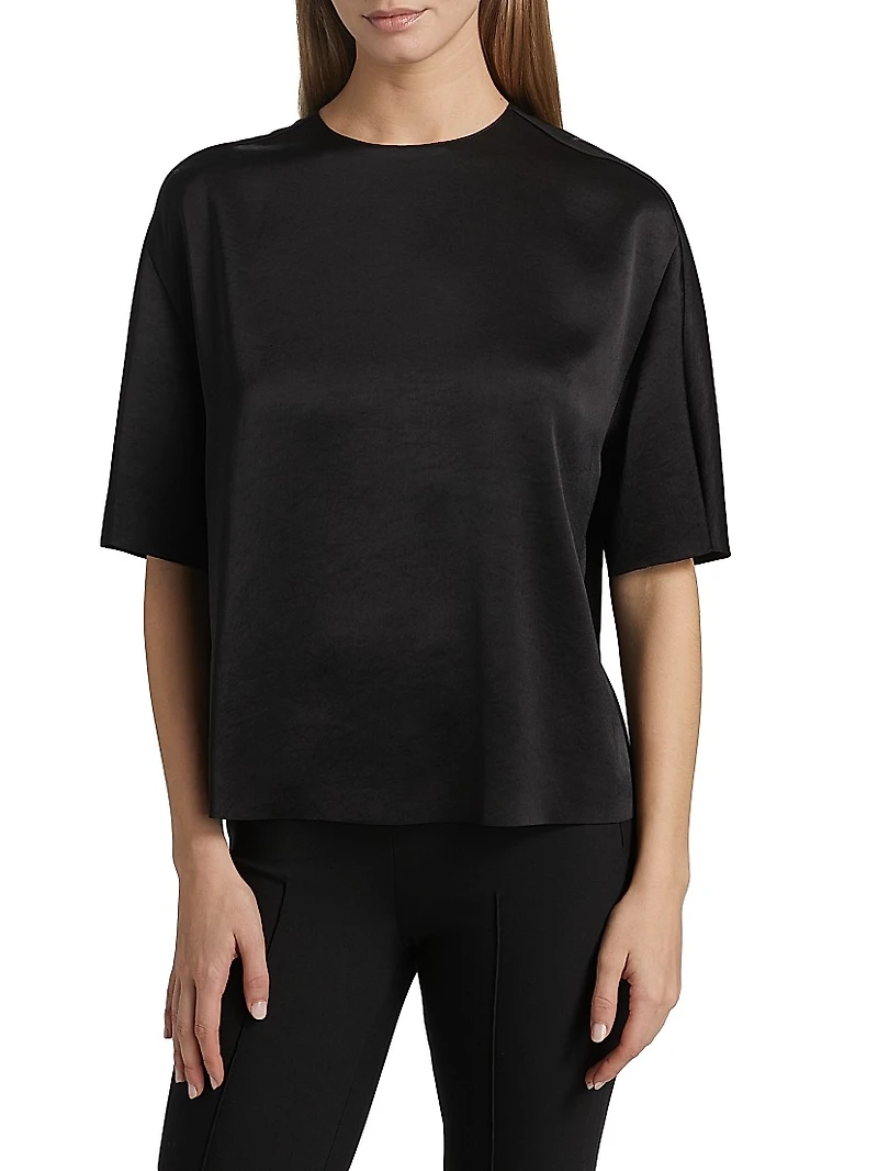 Fluid Satin Blouse