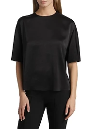 Fluid Satin Blouse
