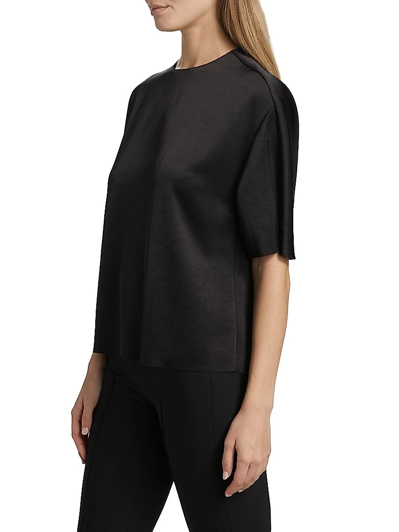 Fluid Satin Blouse