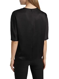 Fluid Satin Blouse