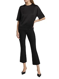 Fluid Satin Blouse