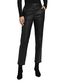 Sophia Leather CropPants