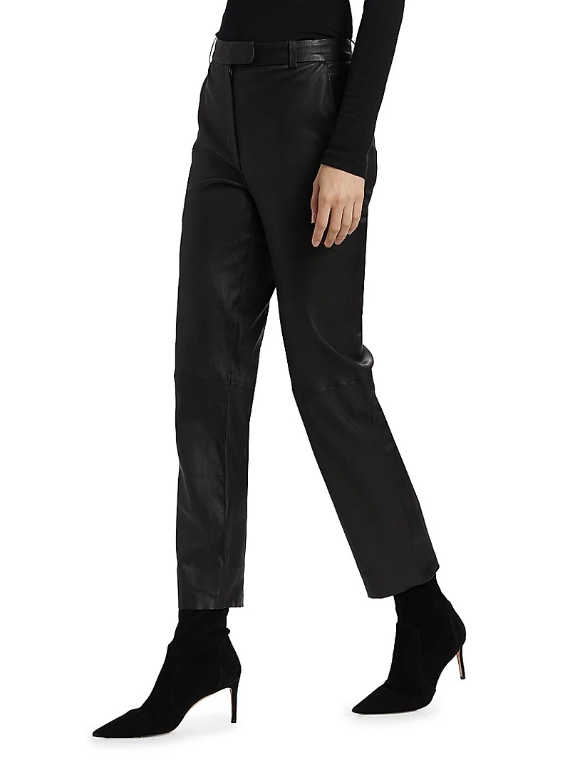 Sophia Leather CropPants