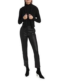 Sophia Leather CropPants