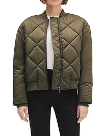 The Favorite Quilted Bomber Jacket