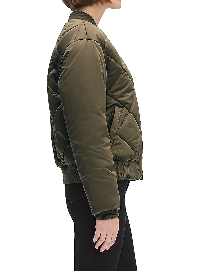 The Favorite Quilted Bomber Jacket