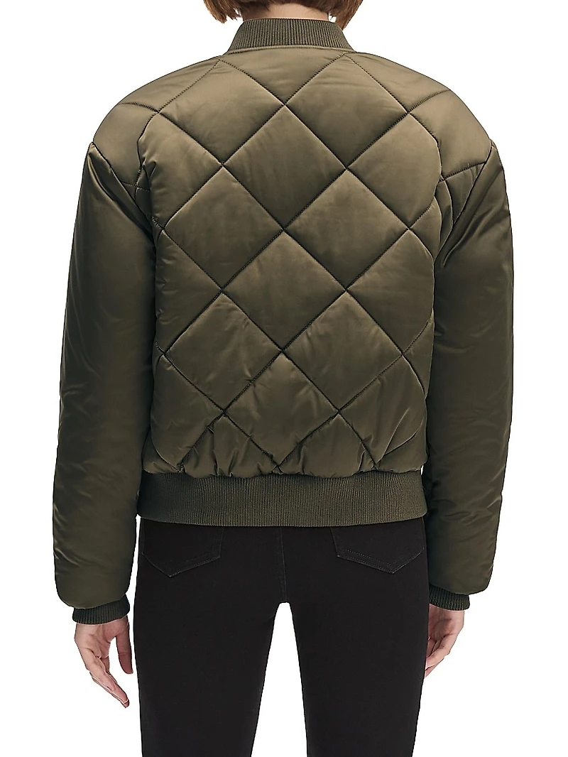 The Favorite Quilted Bomber Jacket