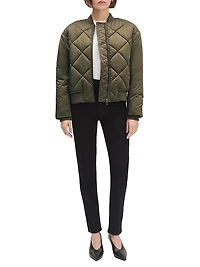 The Favorite Quilted Bomber Jacket