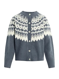 The Snowed Fair Isle Cardigan