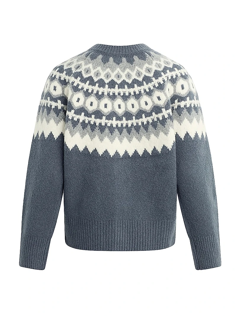 The Snowed Fair Isle Cardigan