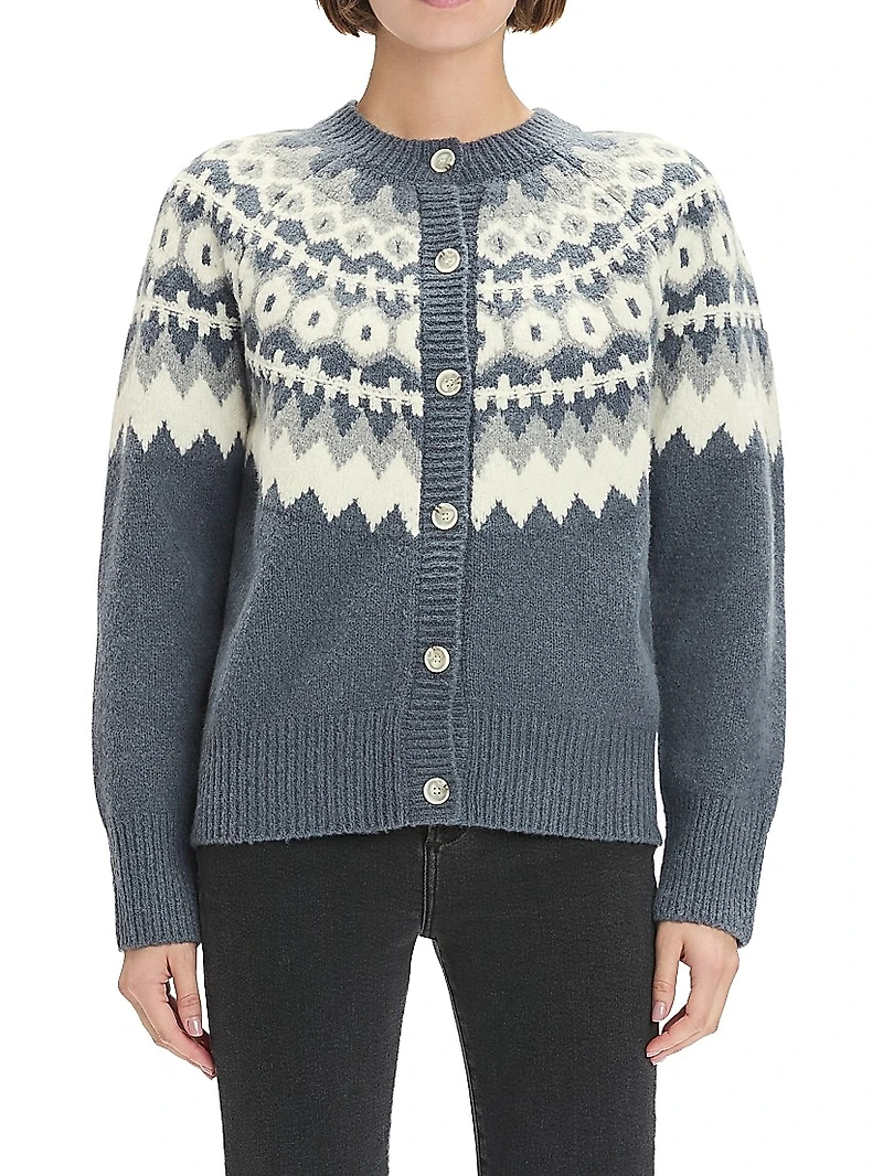 The Snowed Fair Isle Cardigan