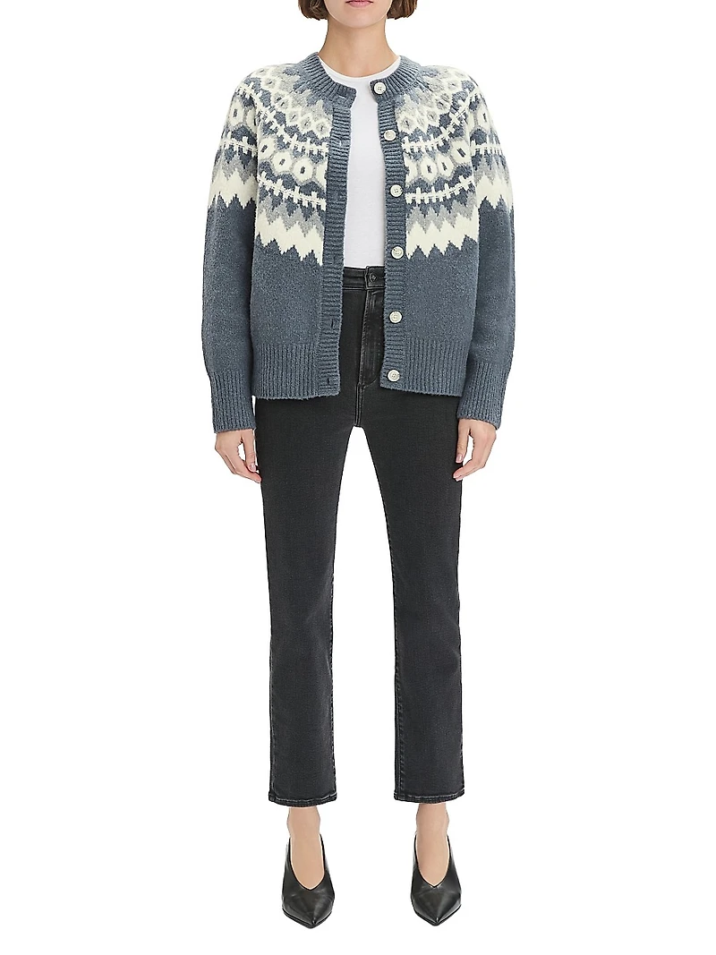 The Snowed Fair Isle Cardigan