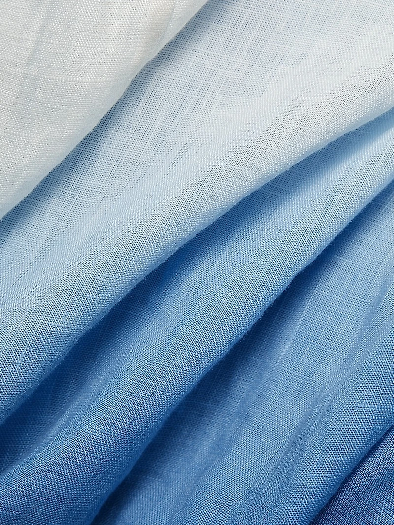 Sonya Pleated Ombré Midi-Dress