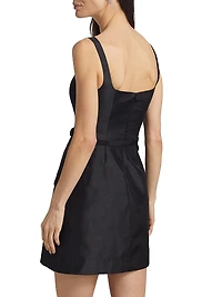 Zoya Sleeveless Hourglass Minidress