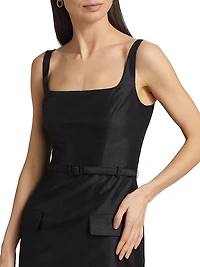 Zoya Sleeveless Hourglass Minidress