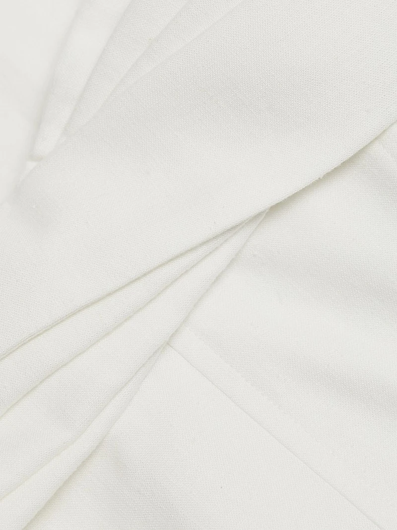 Ariana Strapless Twist-Front Maxi Dress