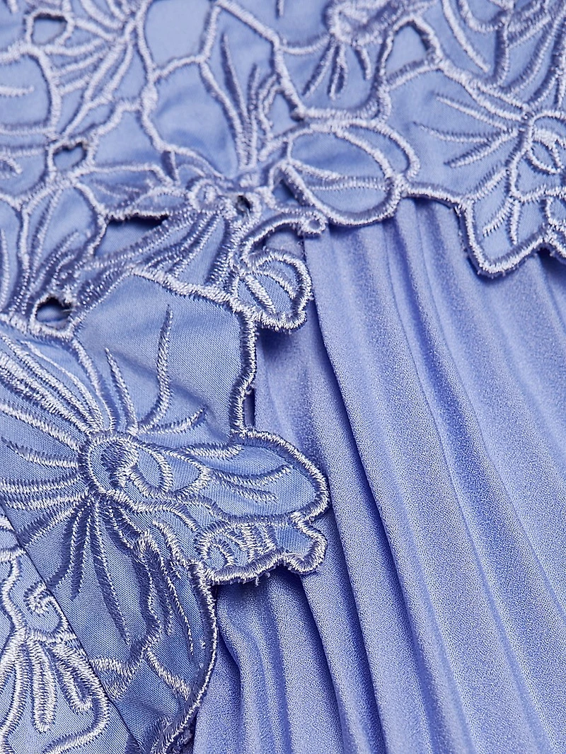 Esmae Floral Sateen Gown