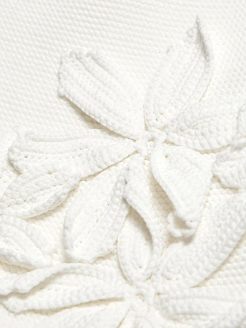 Deedra Floral Appliqué Minidress